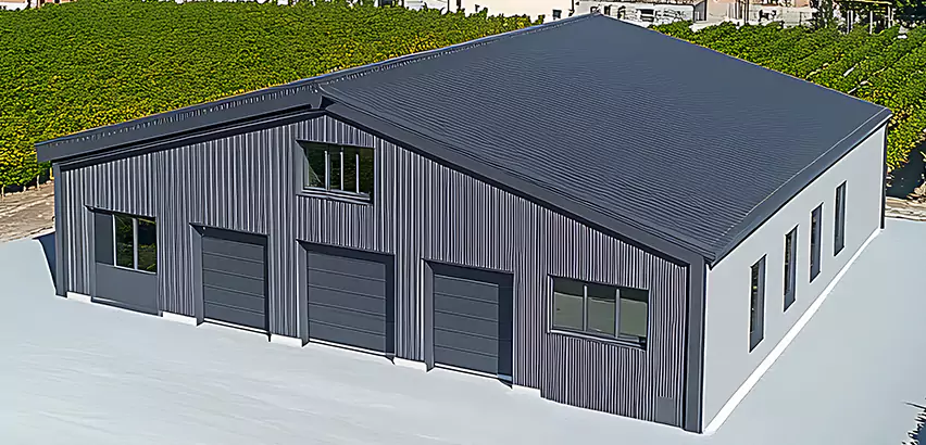 Corrugated Garage Roof Repair in Norman