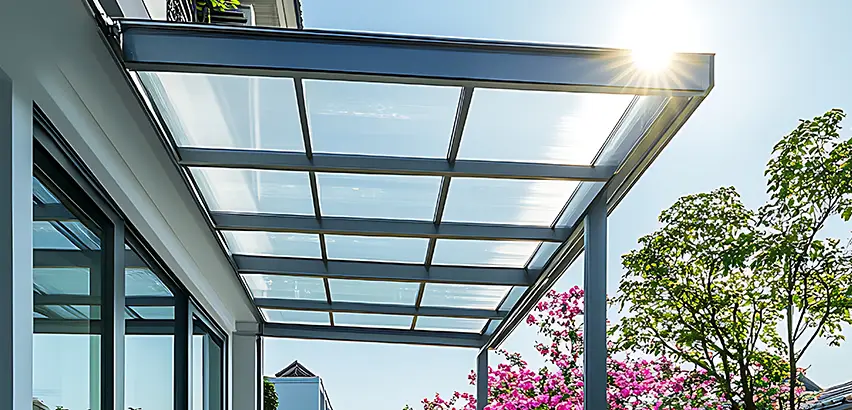 Glass Patio Roof Installation in Norman
