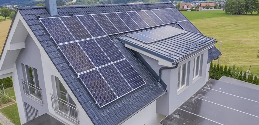 Residential Solar Roof Installation in Norman