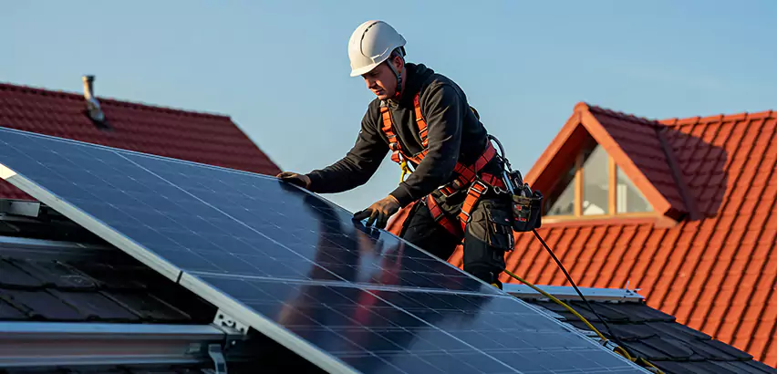 Solar Panels on Steel Roof Installation in Norman