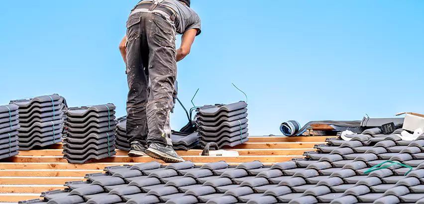 Replacing Tile Roof Underlayment in Norman